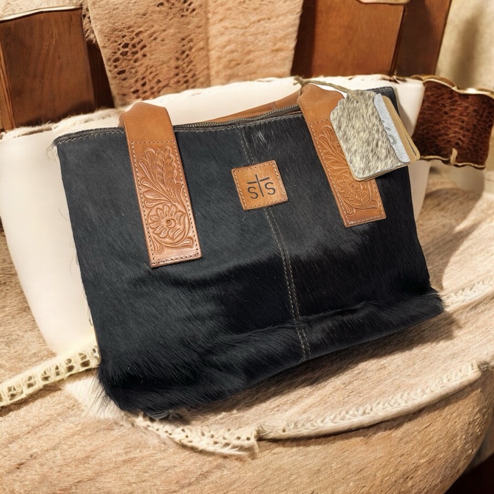 NWT -YIPEE KIYAY TOTE by STS - DARK BROWN